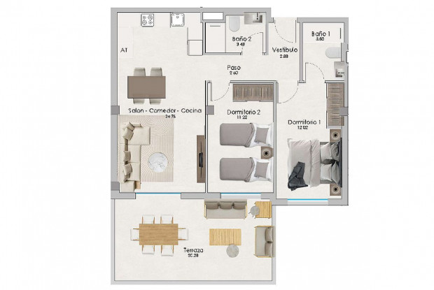 Image No.9-2 Bed Penthouse for sale