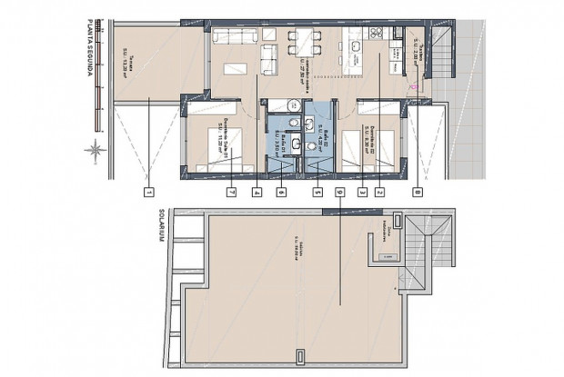 Image No.13-Bungalow de 3 chambres à vendre à Los Alcázares