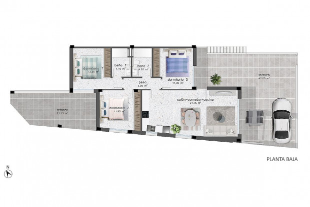 Image No.13-3 Bed Bungalow for sale