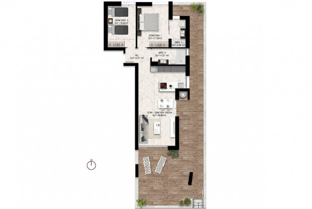 Image No.11-Bungalow de 2 chambres à vendre à Ciudad Quesada