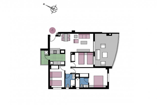 Image No.7-Penthouse de 2 chambres à vendre à Mil Palmeras