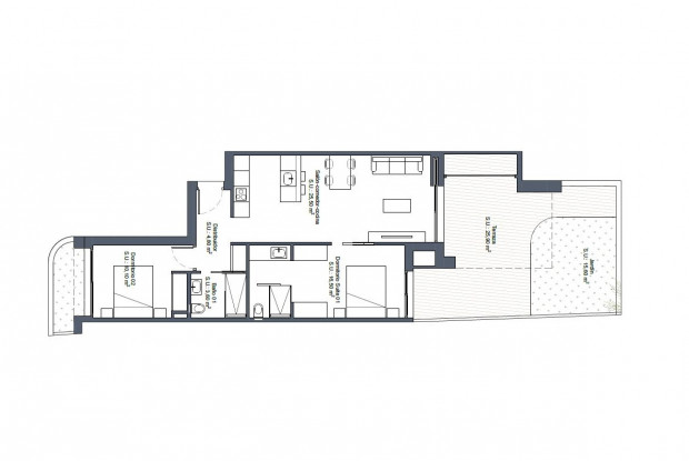 Image No.11-Bungalow de 3 chambres à vendre à Ciudad Quesada