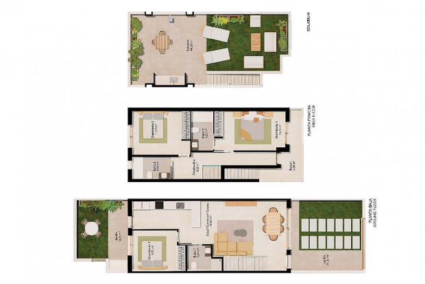 Image No.12-3 Bed Townhouse for sale