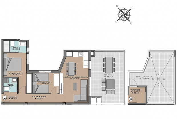 Image No.10-2 Bed Apartment for sale