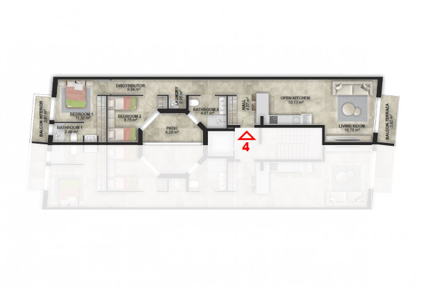 Image No.13-2 Bed Apartment for sale