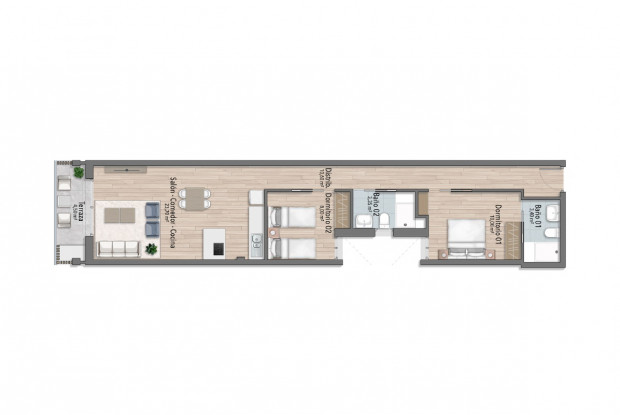 Image No.12-2 Bed Apartment for sale