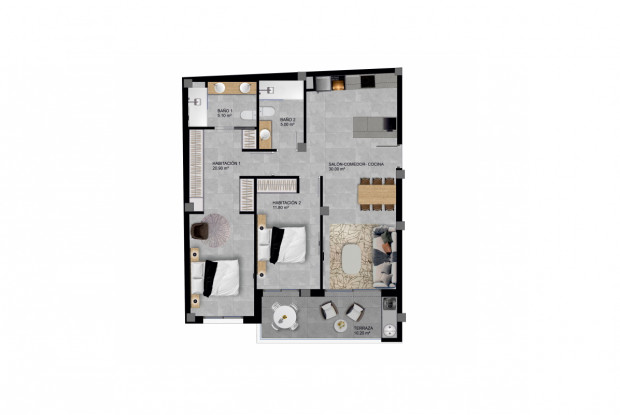 Image No.11-2 Bed Penthouse for sale