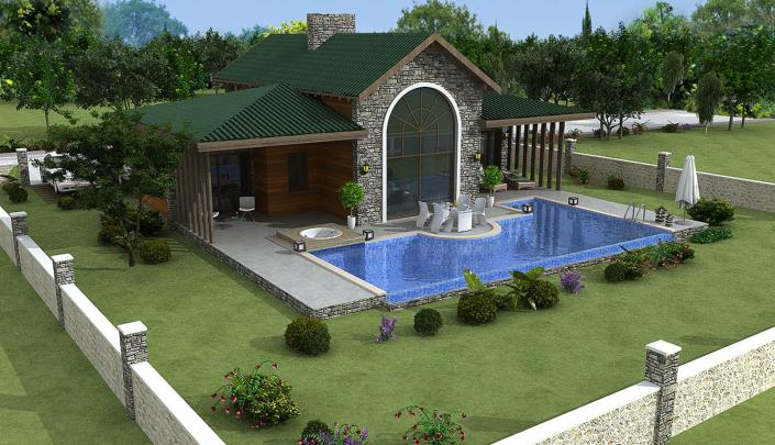 Image No.12-Bungalow de 3 chambres à vendre à Ovacik