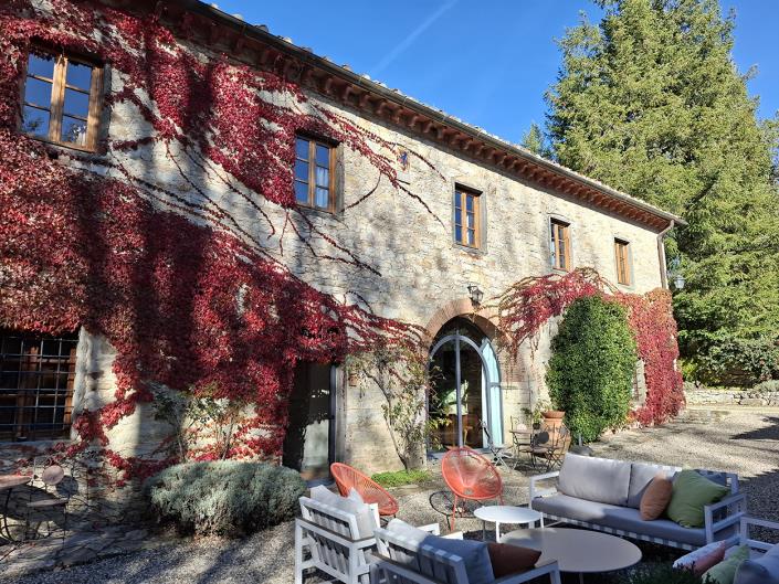 Image No.3-Ferme de 7 chambres à vendre à Gaiole in Chianti