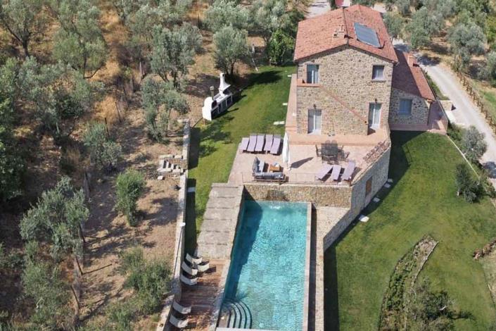 Image No.4-Maison de campagne de 5 chambres à vendre à Cortona