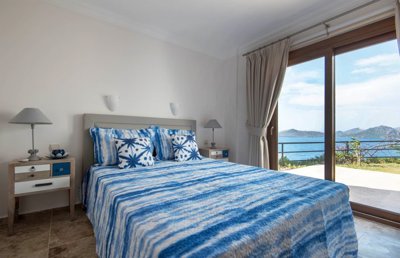 Sea View Yalikavak Garden Apartment - Double Bedroom