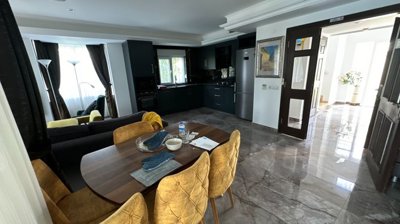 Fabulous Detached Private Antalya Golf Property For Sale - Large living space through to modern kitchen