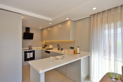 Serene Newly-Built Villa in Antalya For Sale - American-style kitchen