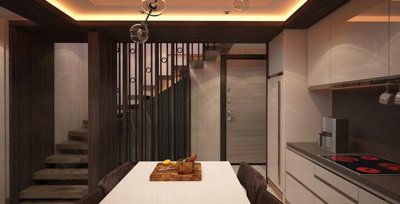 Dream Investment Properties for Sale in Belek, Antalya - Kitchen with an island