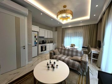 Centrally Located & Ready-To-Move Apartment In Belek, Antalya For Sale - Lounge to the kitchen