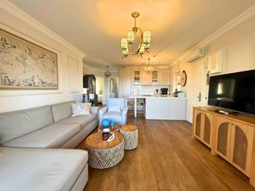 Seafront Property For Sale In Kadikalesi, Bodrum - Lounge through to the kitchen