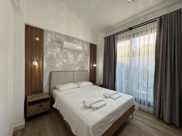 Newly-Built Fethiye Property For Sale - Light and nature view double bedroom