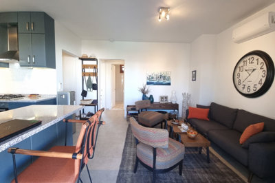 Tranquil Two-Bedroom Apartment In Bodrum For Sale - Lounge and kitchen