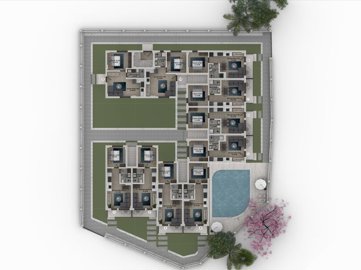 Luxury Property For Sale In Fethiye - Ground floor layout