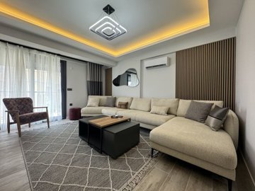 Luxury Property For Sale In Fethiye - Living room with terrace access