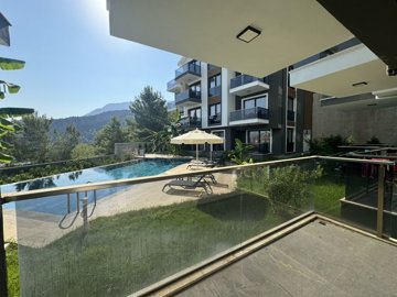 Nature View Fethiye Property For Sale - Views over the pool and sun terraces