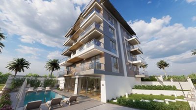Modern Property For Sale In Fethiye For Sale - Complex entrance