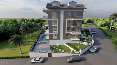 Modern Property For Sale In Fethiye For Sale - Near a bus stop and store