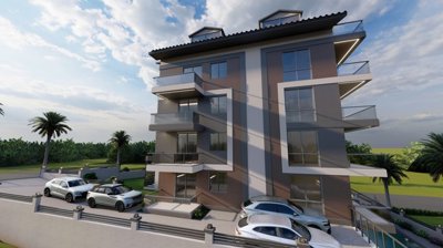 Modern Property For Sale In Fethiye For Sale - Parking area