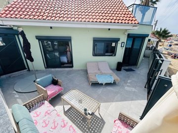 An Exceptional Didim Beachfront Villa For Sale – Large sunbathing terrace