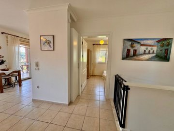 Lavish Reverse-Duplex Villa For Sale In Gocek, Fethiye - Hallway on ground floor