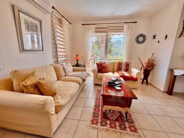 Lavish Reverse-Duplex Villa For Sale In Gocek, Fethiye - Comfortable lounge