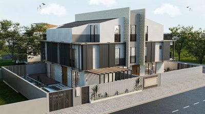 Superb Antalya Investment Properties For Sale - Modern triplex villa with private pool and garden