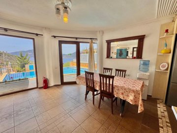 An Idyllic Detached Kalkan Villa For Sale - Dining area next to the kitchen