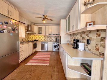 An Idyllic Detached Kalkan Villa For Sale - Fully fitted large kitchen