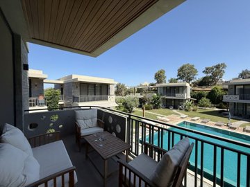 Idyllic Apartment In Bodrum For Sale - Delightful outdoor dining space