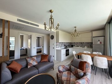 Idyllic Apartment In Bodrum For Sale - Open-plan living space