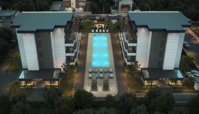 Meticulous Investment Properties For Sale In Antalya - A central communal pool