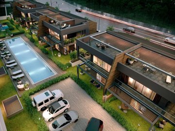 Investment Properties For Sale In Antalya - Villas near the pool