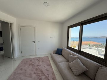 Chic Bodrum Property For Sale With A Shared Pool - Sea views from the bedroom