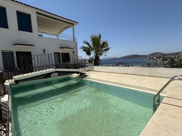 Chic Bodrum Property For Sale With A Shared Pool - Pool with nature and sea views
