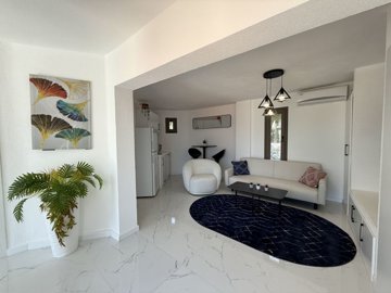 Chic Bodrum Property For Sale With A Shared Pool - Lounge and kitchen