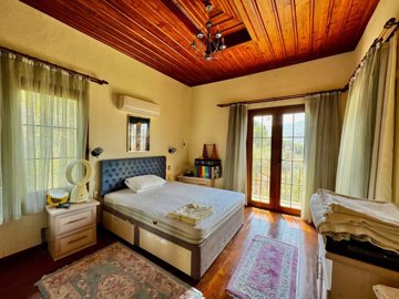 Idyllic Detached Villa In Uzumlu, Fethiye For Sale - Bright and airy double bedroom