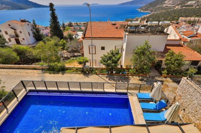 Must-See Villa For Sale In Kalkan With Sea-Views - Balcony views