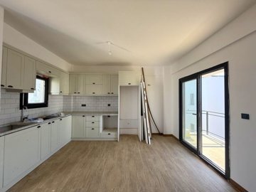 Newly-Built Apartment For Sale In Bodrum - Kitchen with exterior access