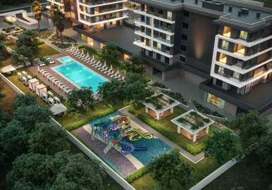 Superior Investment Properties For Sale In Antalya - Main view of the social facilities