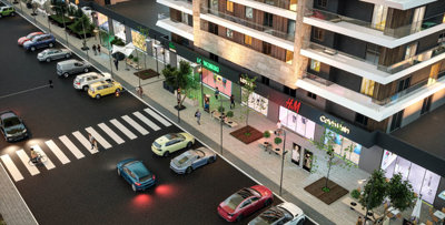 Superior Investment Properties For Sale In Antalya - Parking area at the front