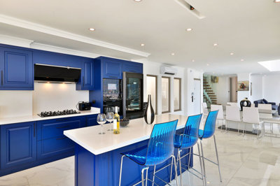 A Luxury 5-Bedroom Sea View Antalya Villa For Sale - A trendy, fully equipped kitchen