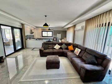 Modern Fethiye Property For Sale - Lounge to the kitchen