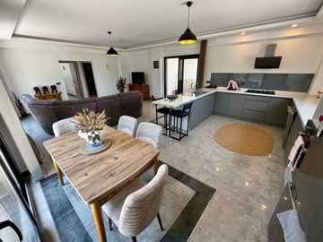 Modern Fethiye Property For Sale - Dining area and kitchen