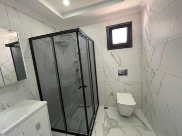 Attractive Detached Duplex Villa For Sale In Akbuk – Family bathroom